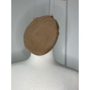 Vintage Corduroy Pillbox Hat
